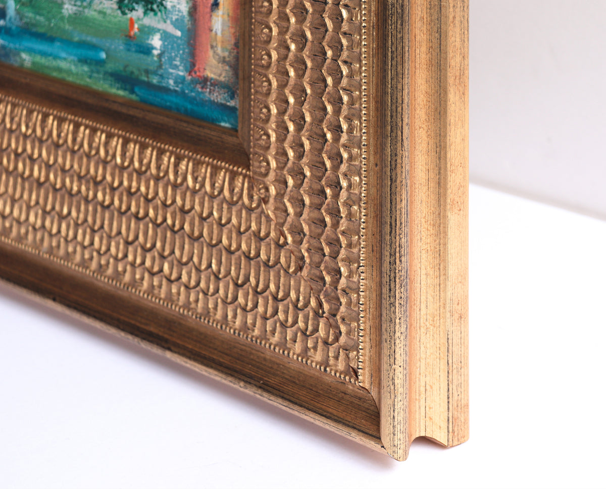 SF Skyline and the Golden Gate Bridge <br>20th Century Oil <br><br>#C3231