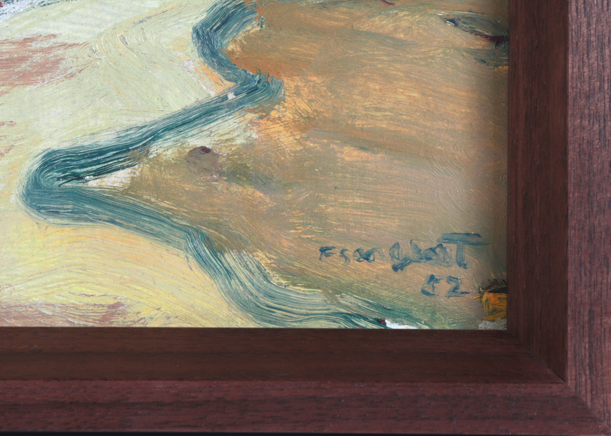 Dreamy California Landscape <br>1952 Oil <br><br>#C3324