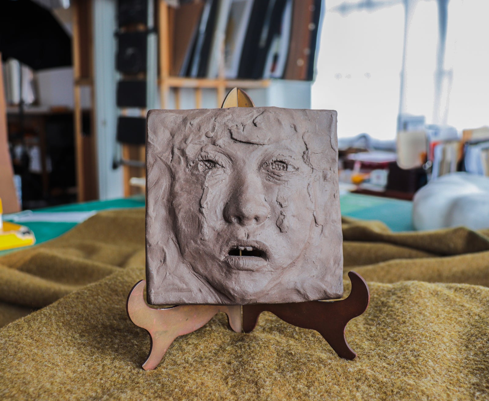 Emotional Face Tile <br>20th Century Terracotta<br><br>#C3363