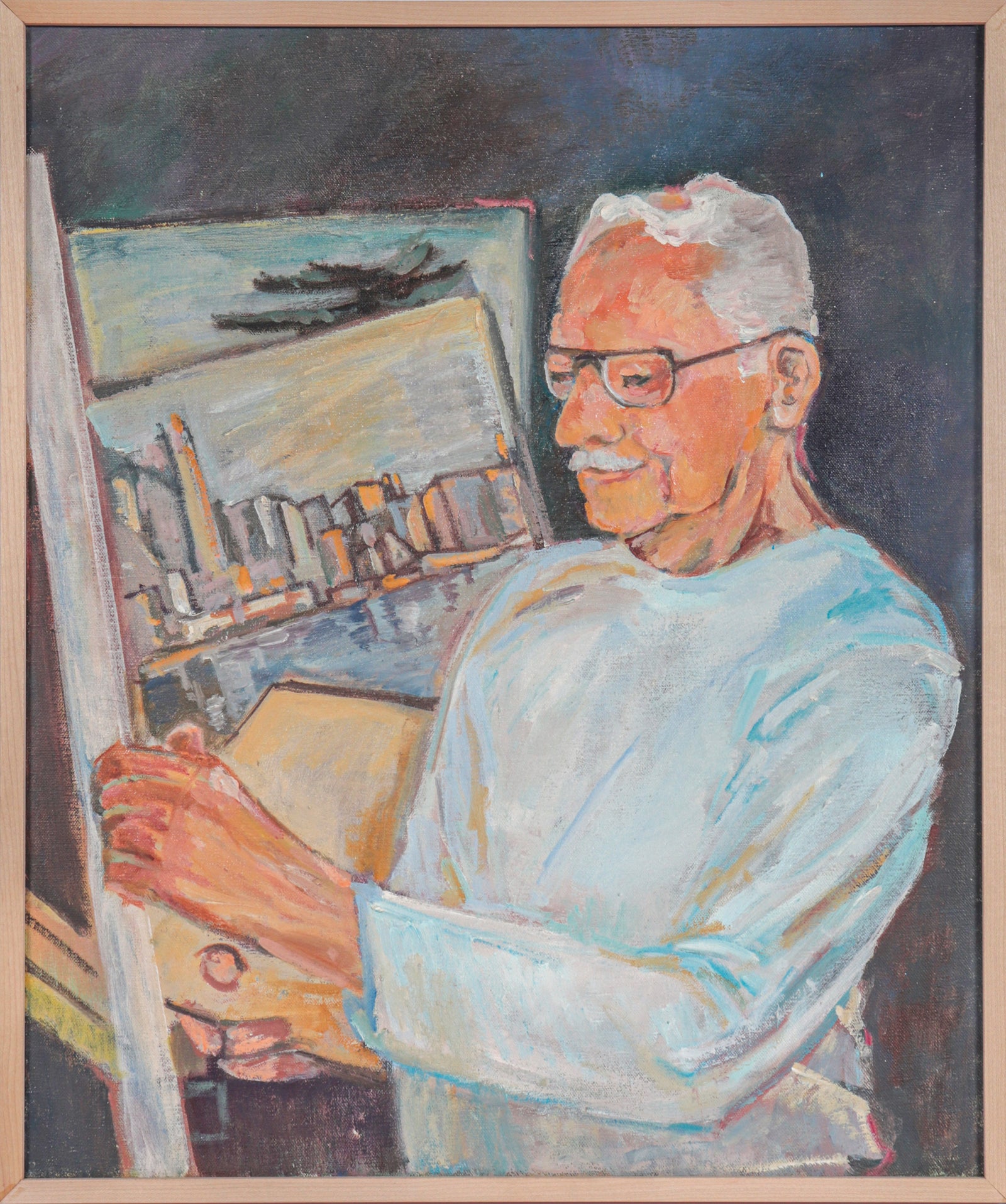 Artist's Self Portrait <br> 20th Century Oil <br><br>#C3393