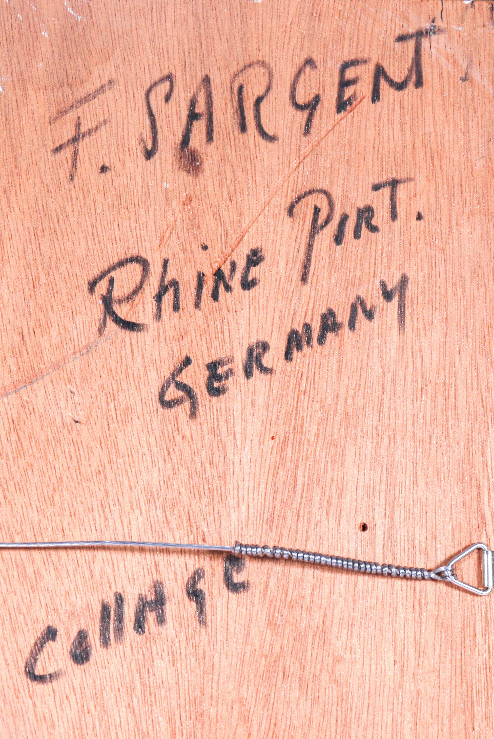 <i>Rhine Port, Germany</i> <br>20th Century Collage <br><br>#C3400