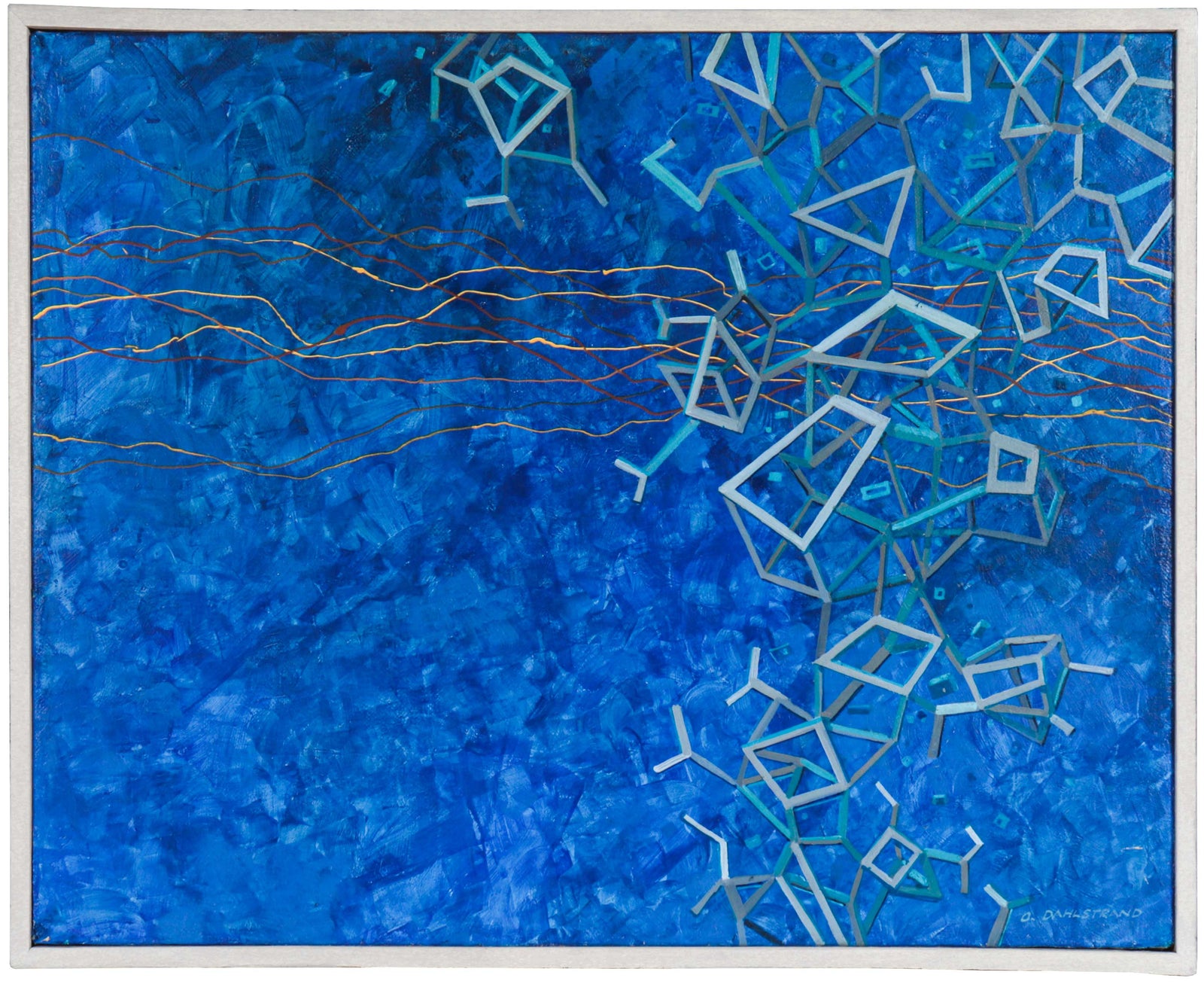 <i>Minuendo in Blues</i><br>2010 Acrylic<br><br>#C3475