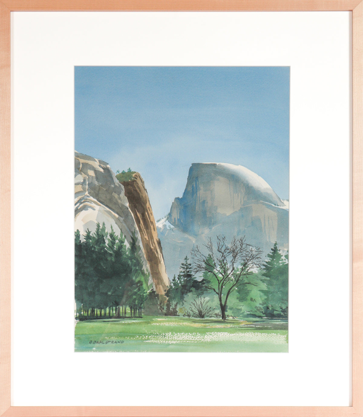 &lt;i&gt;Yosemite National Park&lt;/i&gt;&lt;br&gt;1967 Watercolor&lt;br&gt;&lt;br&gt;#C3480