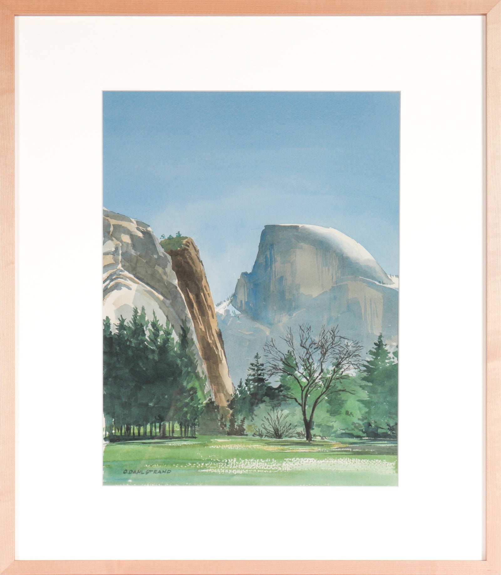 <i>Yosemite National Park</i><br>1967 Watercolor<br><br>#C3480