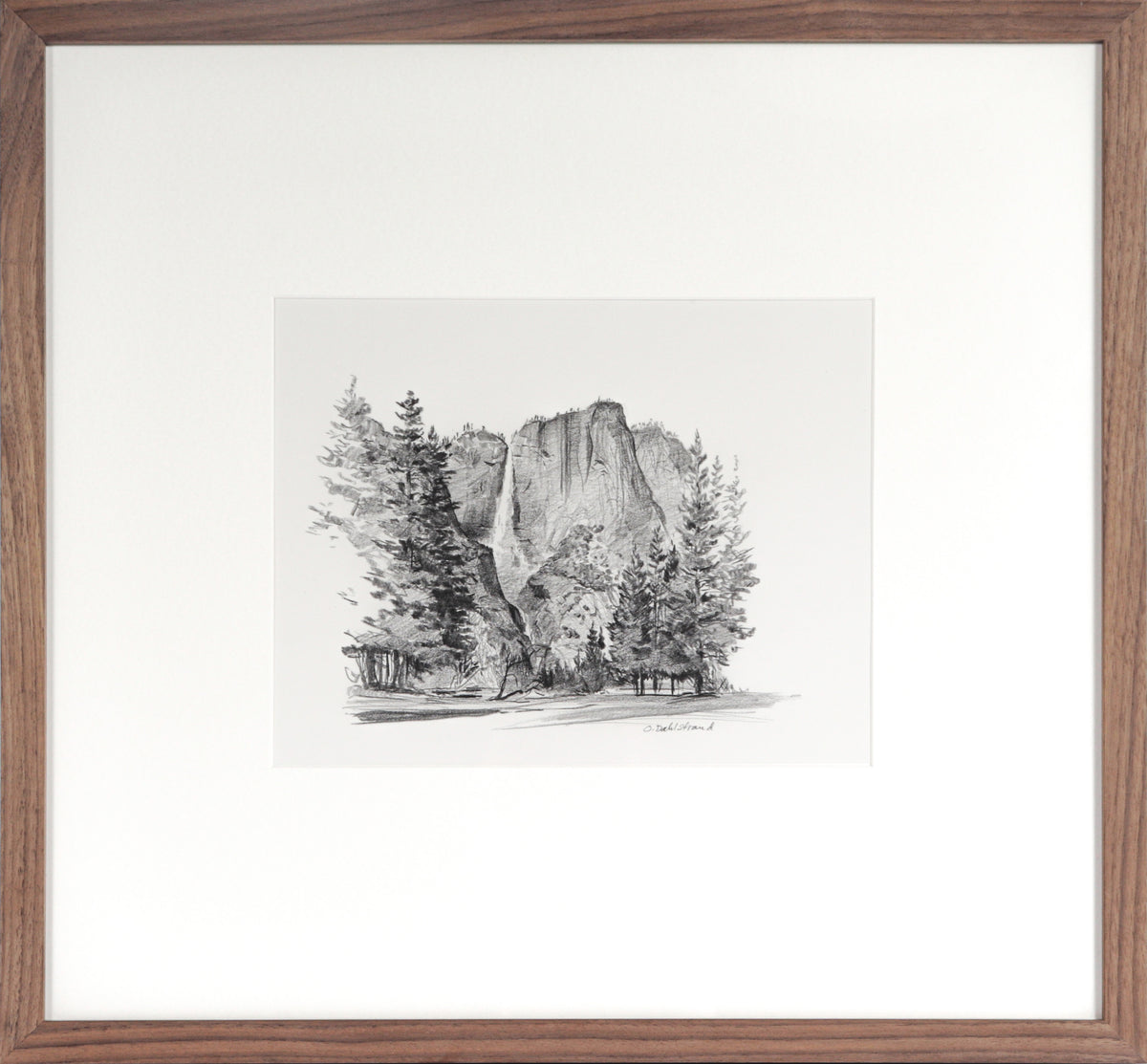 &lt;i&gt;Yosemite Falls &lt;/i&gt;&lt;br&gt;1969 Graphite &lt;br&gt;&lt;br&gt;#C3481