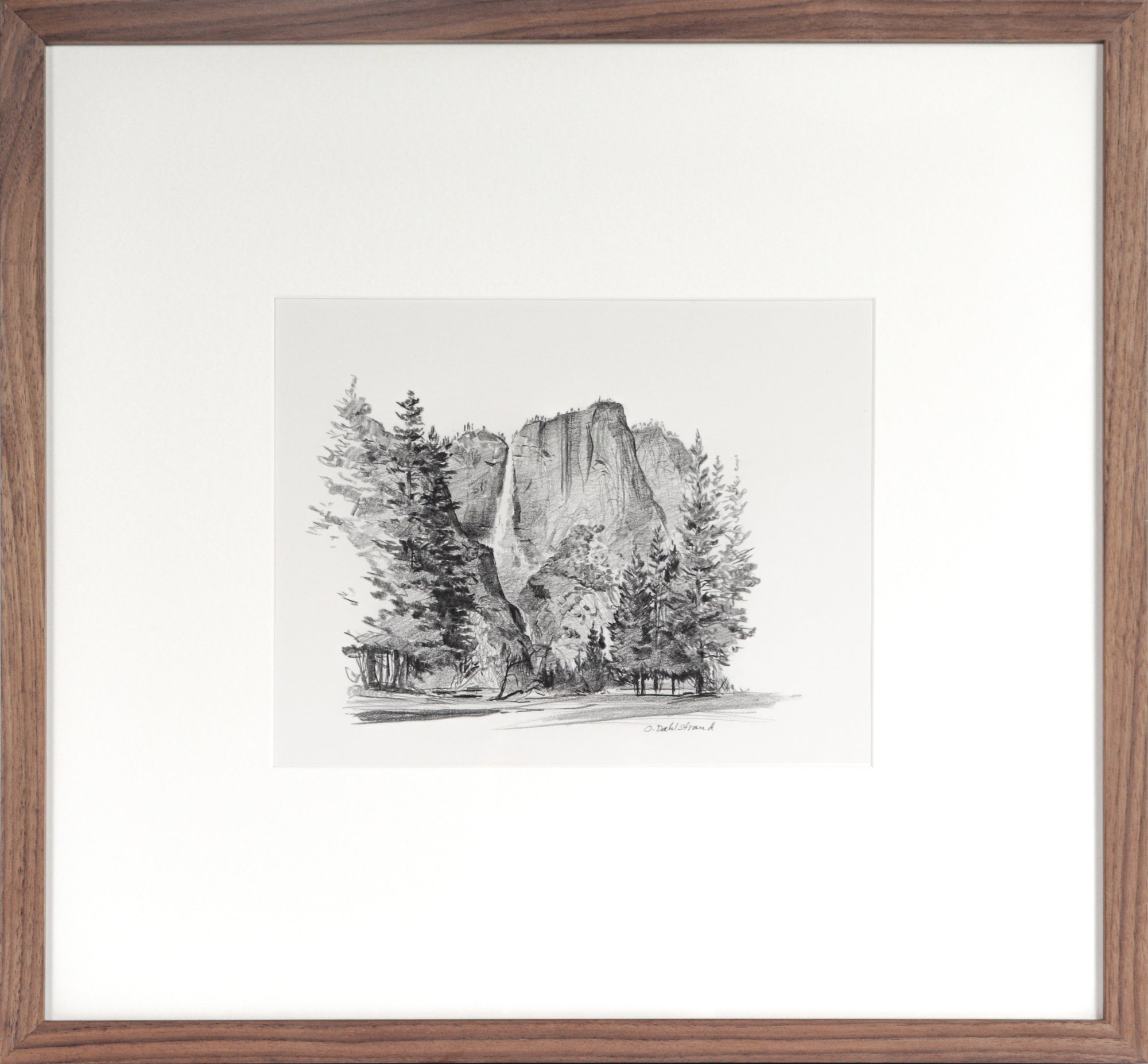 <i>Yosemite Falls </i><br>1969 Graphite <br><br>#C3481