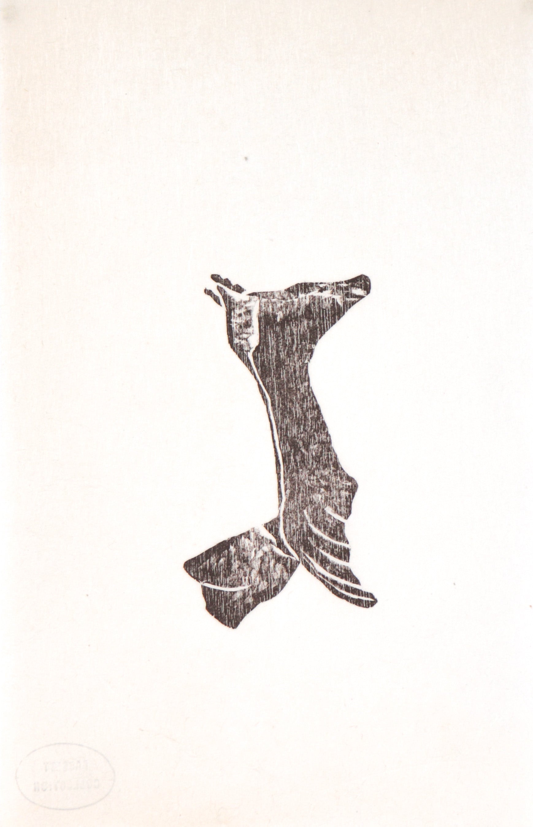 Animal Abstraction<br>1920's Woodblock<br><br>#C3485