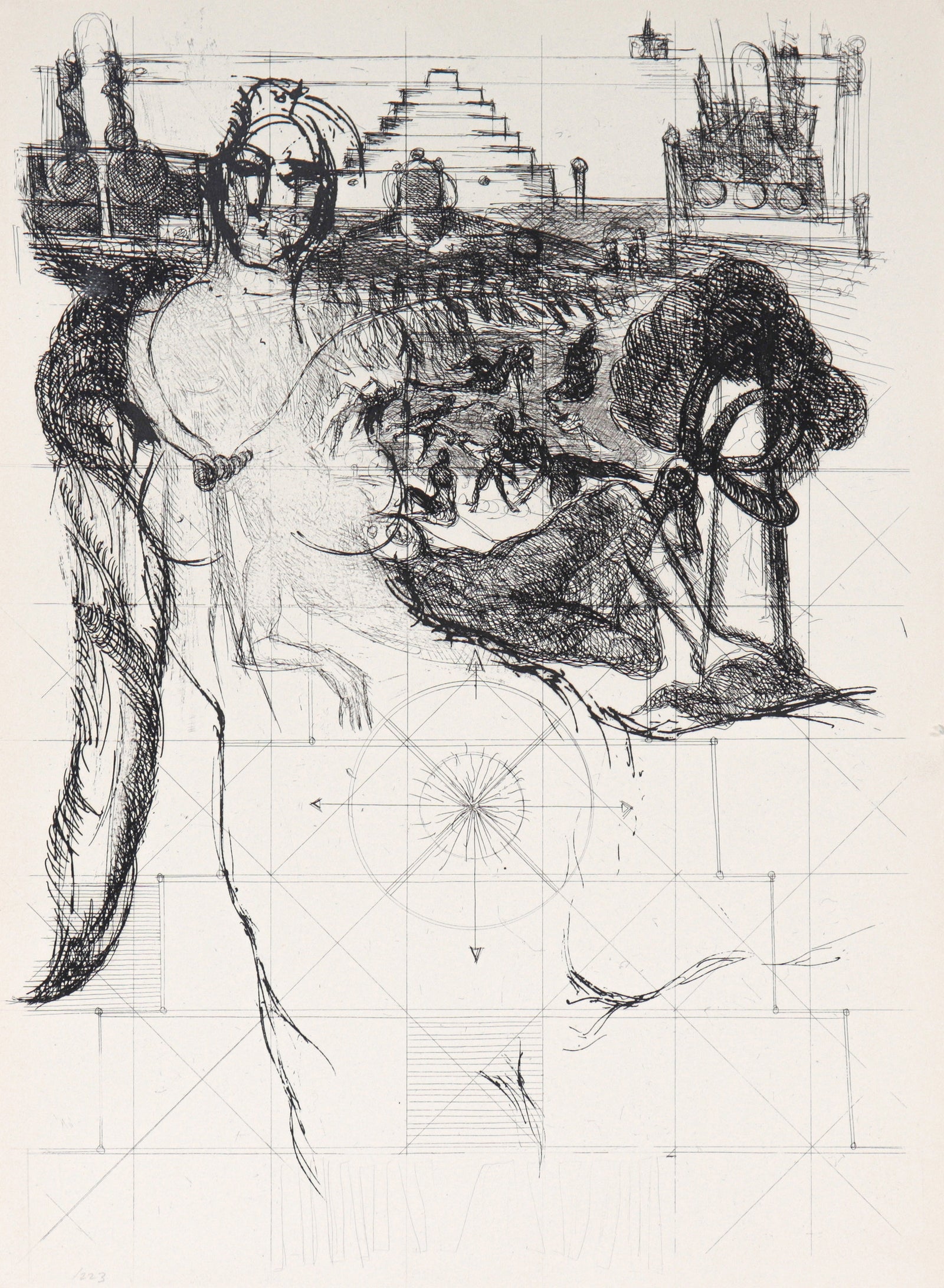 Shéhérazade<br>1960's Etching<br><br>#C3492