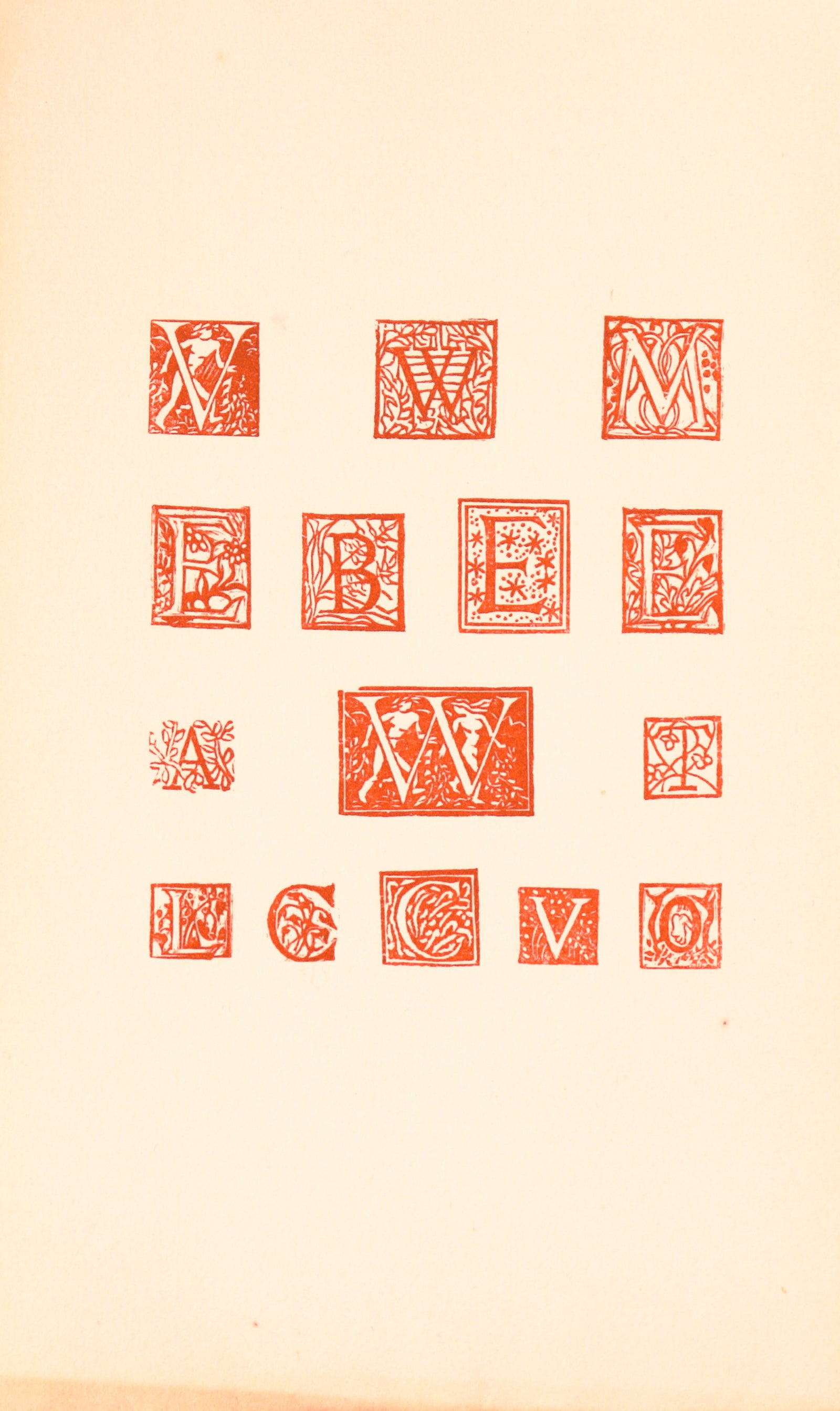 Historiated Initials<br>1937-1943 Woodcut<br><br>#C3503