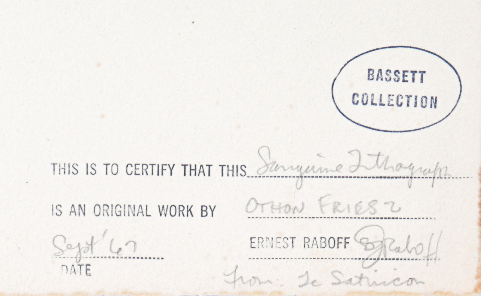 Figures Embracing<br>1949 Sanguine Lithograph<br><br>#C3510