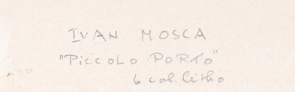 <i>Piccolo Porto</i><br>20th Century Lithograph<br><br>C3517