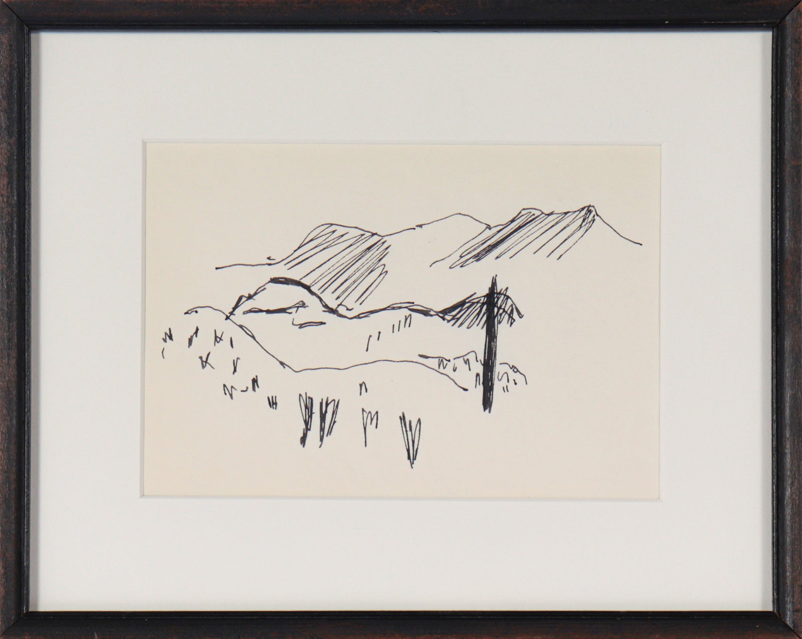 Minimalist Landscape <br>20th Century Ink <br><br>#12847