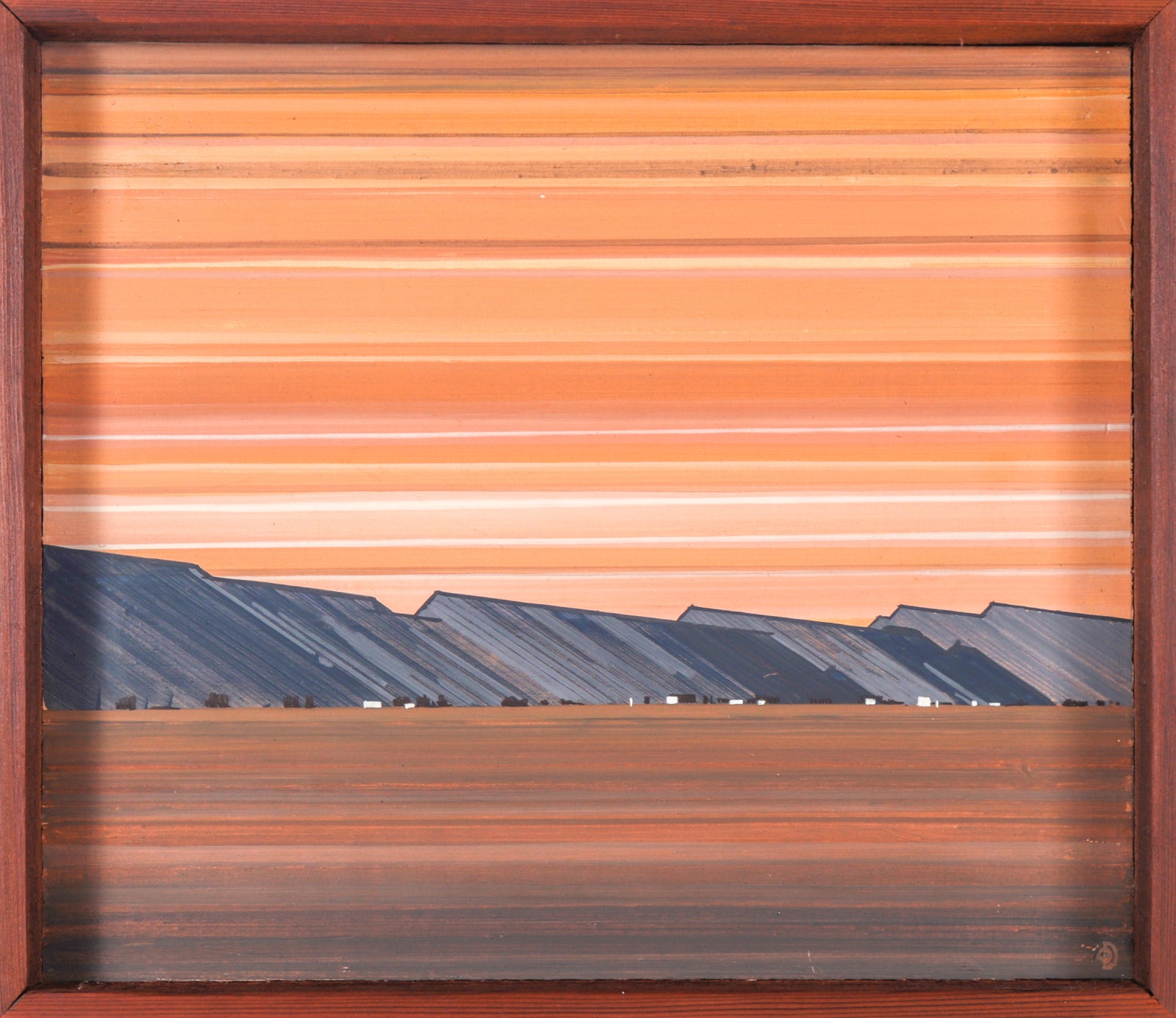 Linear Landscape<br>1959 Acrylic<br><br>#C3530