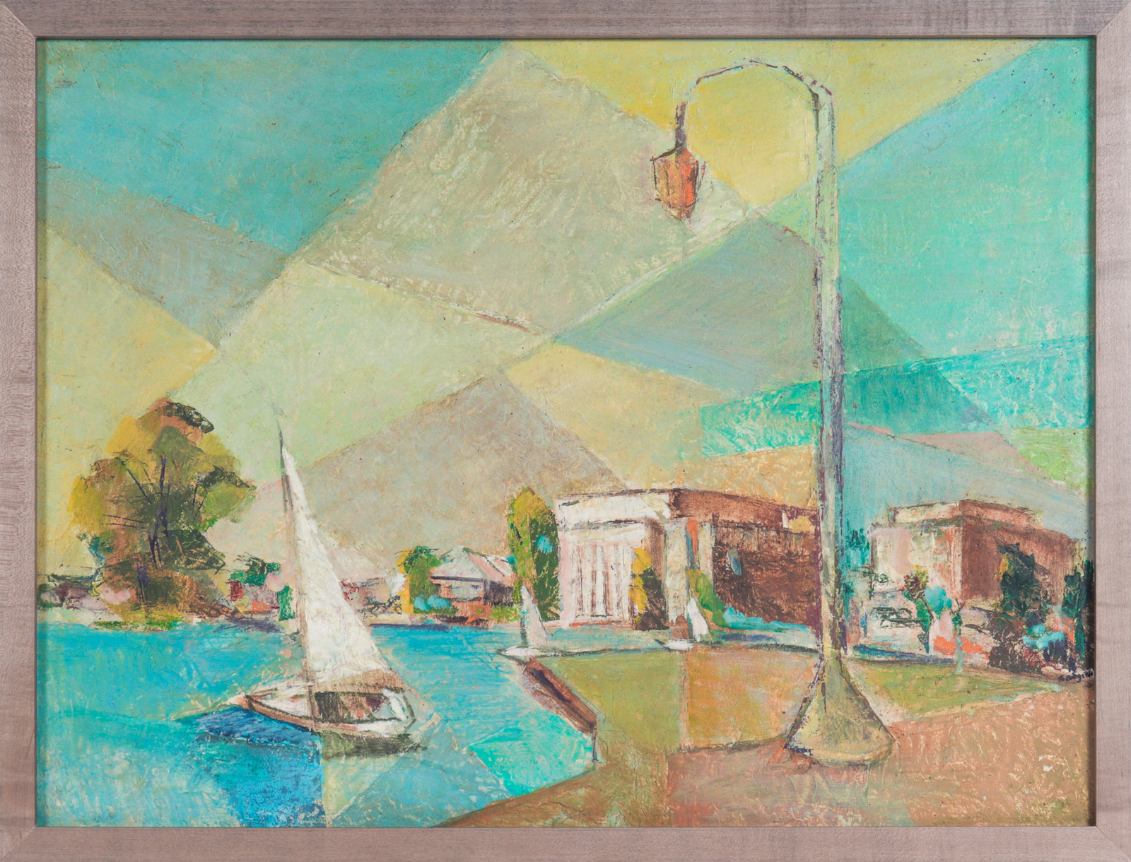 <i>Foot of Lake Merritt, Oakland</i><br>20th Century Oil<br><br>#C3550