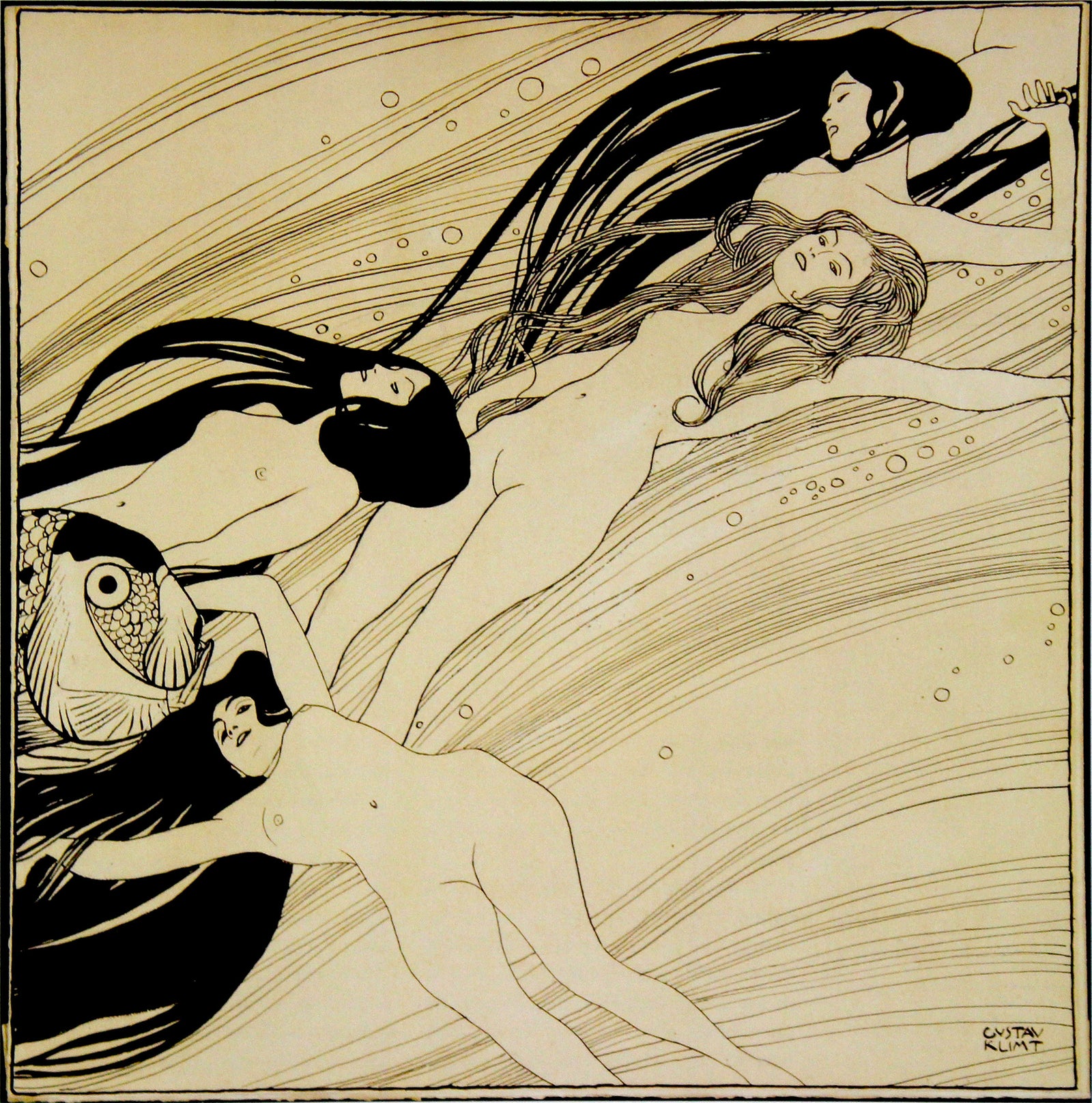 Study for a Piece Called <i>Fish Blood</i> <br>1898 Archival Fine Art Print <br><br>#B6297