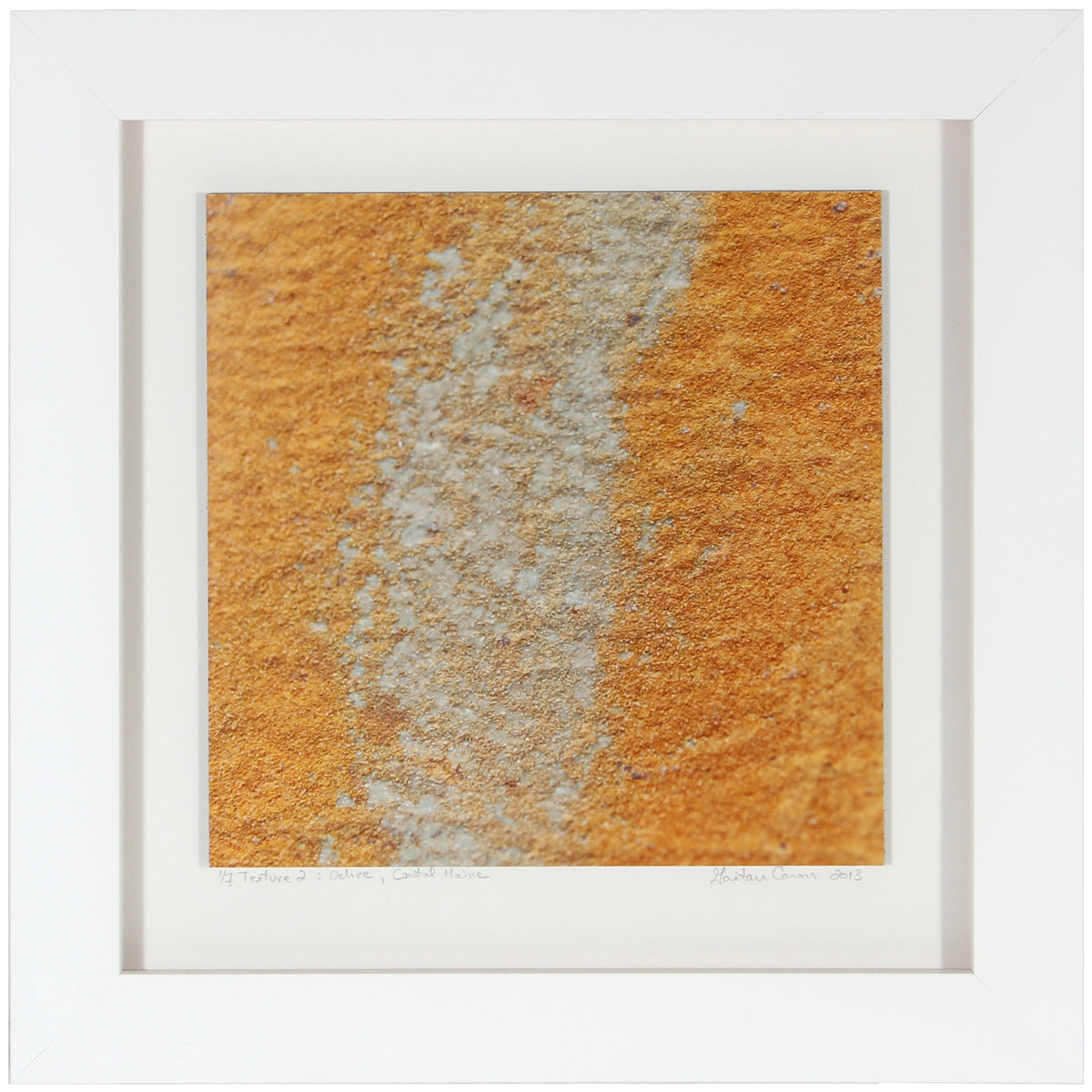 <I>Texture 2: Ochre</I><br>Coastal Maine, 2013<br><br>GC0353