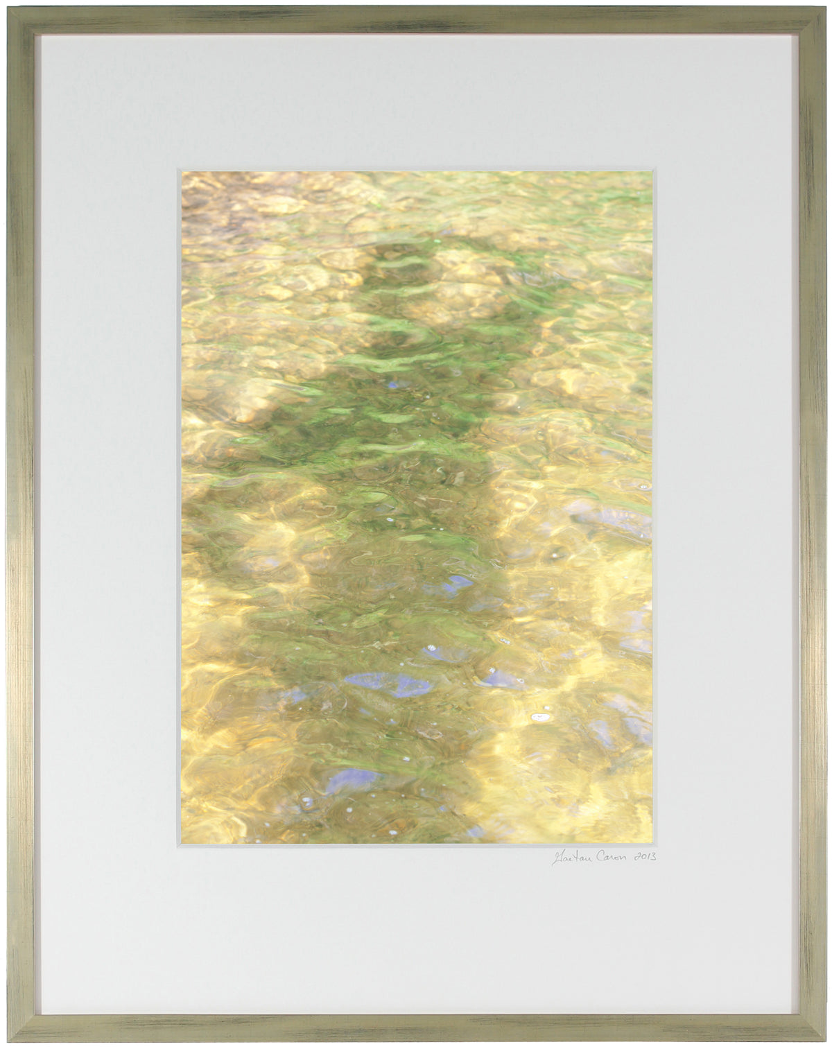 <I>Self Portrait in Gold</I><br>Marsh Pond, New Hampshire, 2014<br><br>GC0381