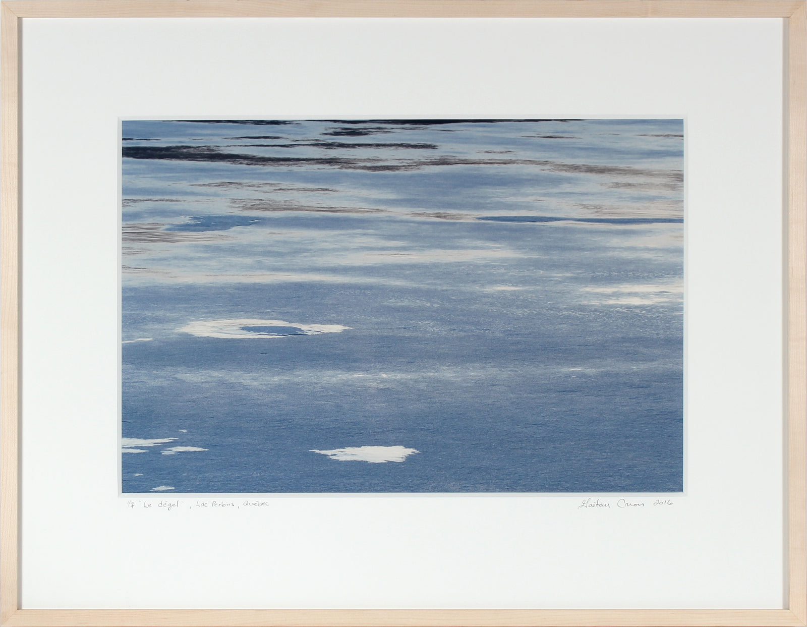 <I>Le dégel (Thawing)</I><br>Lac Perkins, Danville, Québec, Canada, 2016<br><br>GC0426