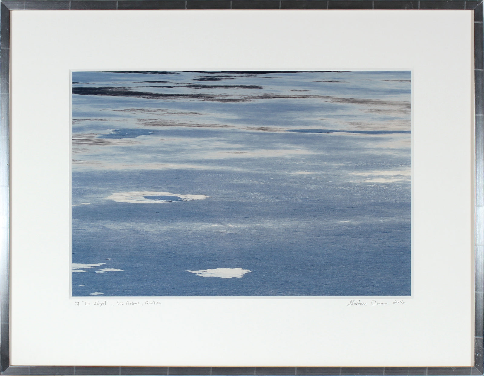 <I>Le dégel (Thawing)</I><br>Lac Perkins, Danville, Québec, Canada, 2016<br><br>GC0426