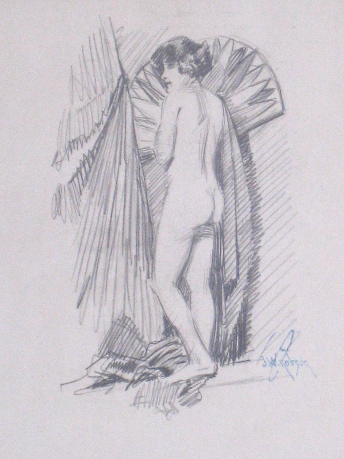 Standing Parisian Nude &lt;br&gt;1905-1909 Graphite &lt;br&gt;&lt;br&gt;#0113