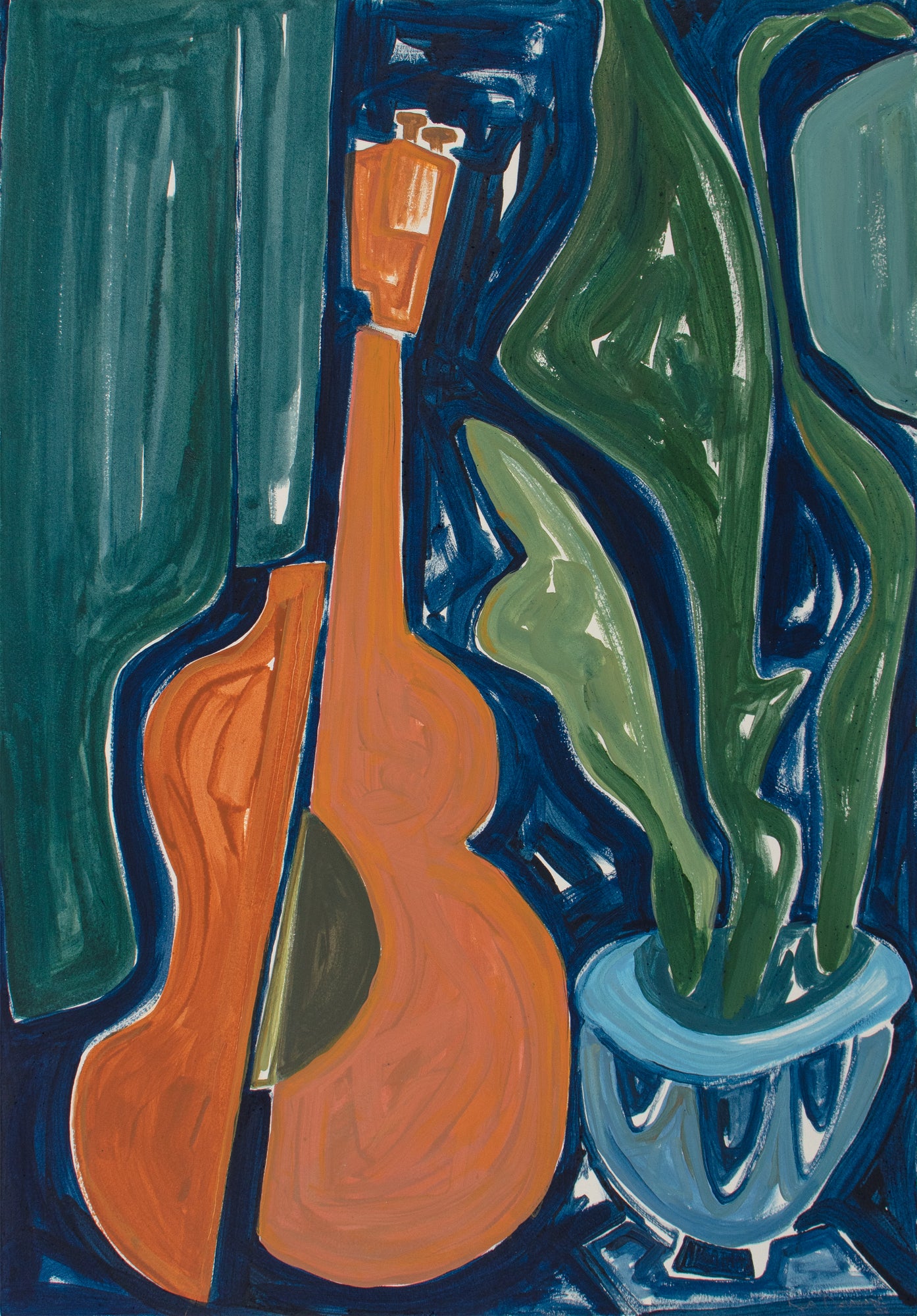 <i>Constance Street VII (New Orleans)</i> <br>2022 Hand-Mixed Pigments <br><br>#C0709