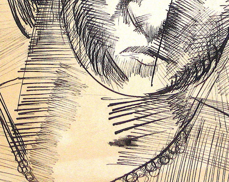 Saul Lishinsky Drawing & Watercolor - Lost Art Salon