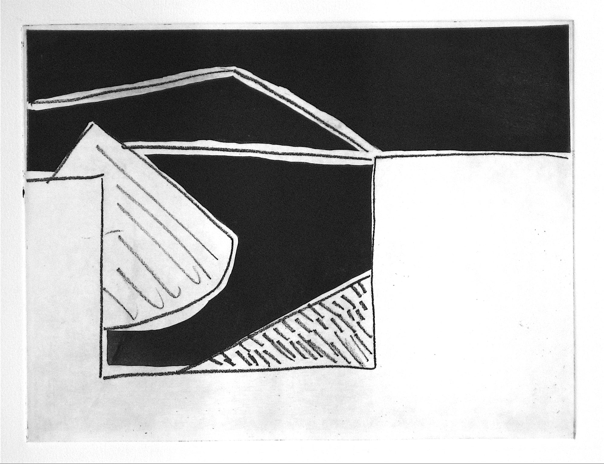 <i>Plate VII, Passing Through</i> <br>1990s Etching <br><br>#11715