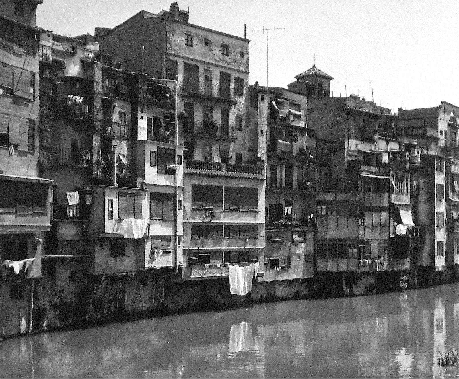 By a River in Spain<br>1960s Silver Gelatin Print<br><br>#12131