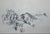Sketch of a Mountain Scene <br>Early-Mid 20th Century <br><br>#12856
