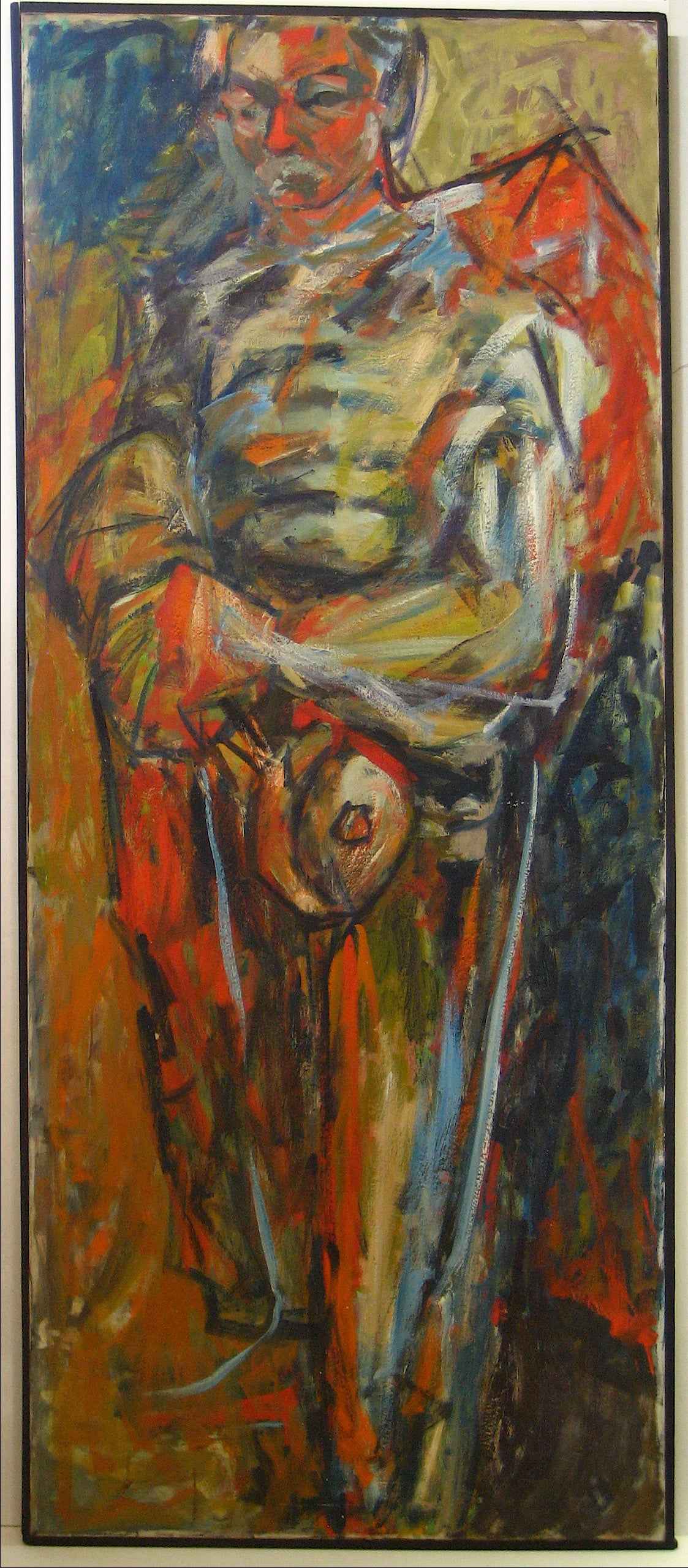 <i>Portrait of Kenneth #1</i> <br>1957 OIl <br><br>#13406