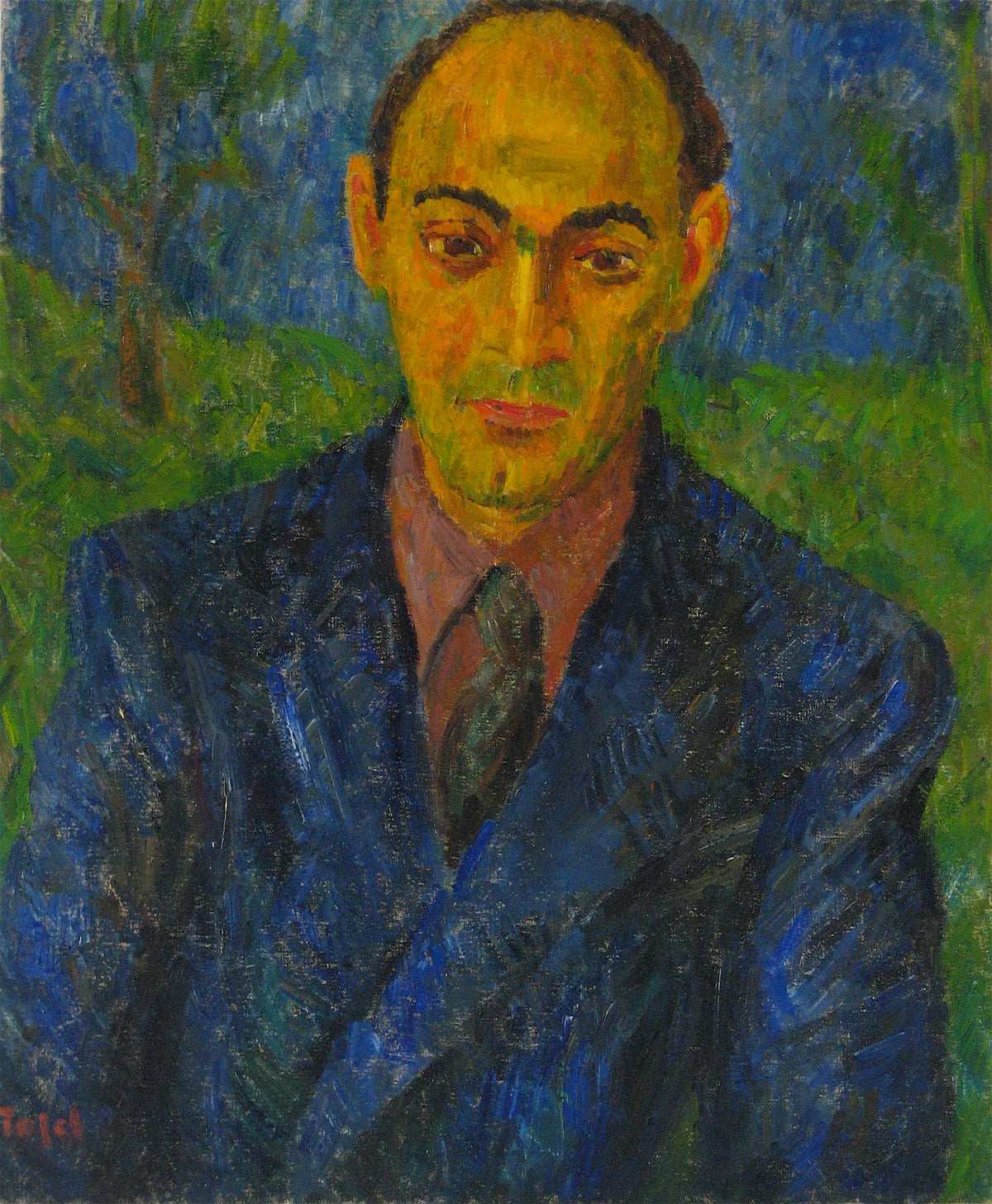 &lt;i&gt;Portrait of Arthur&lt;/i&gt; &lt;br&gt;1946-49 Oil &lt;br&gt;&lt;br&gt;#13950