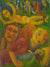 <i>Fairy Tale</i><br>1947 Expressionist Oil<br><br>#13959
