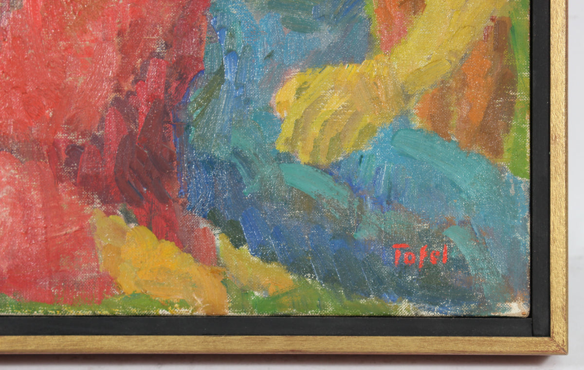 <i>Sacrifice of Isaac</i> <br>1955 Oil <br><br>#13985