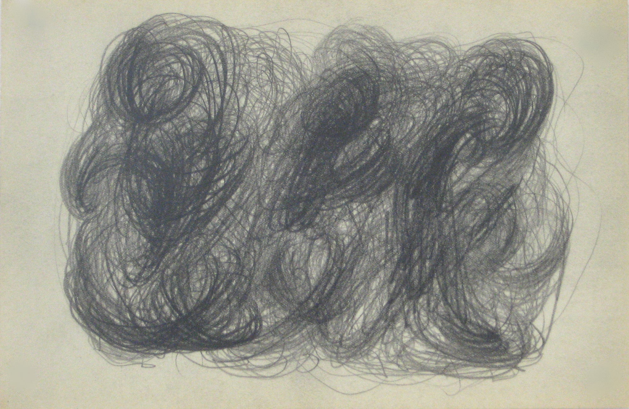 Swirled Graphite Abstract<br>Early-Mid 20th Century<br><br>#14055