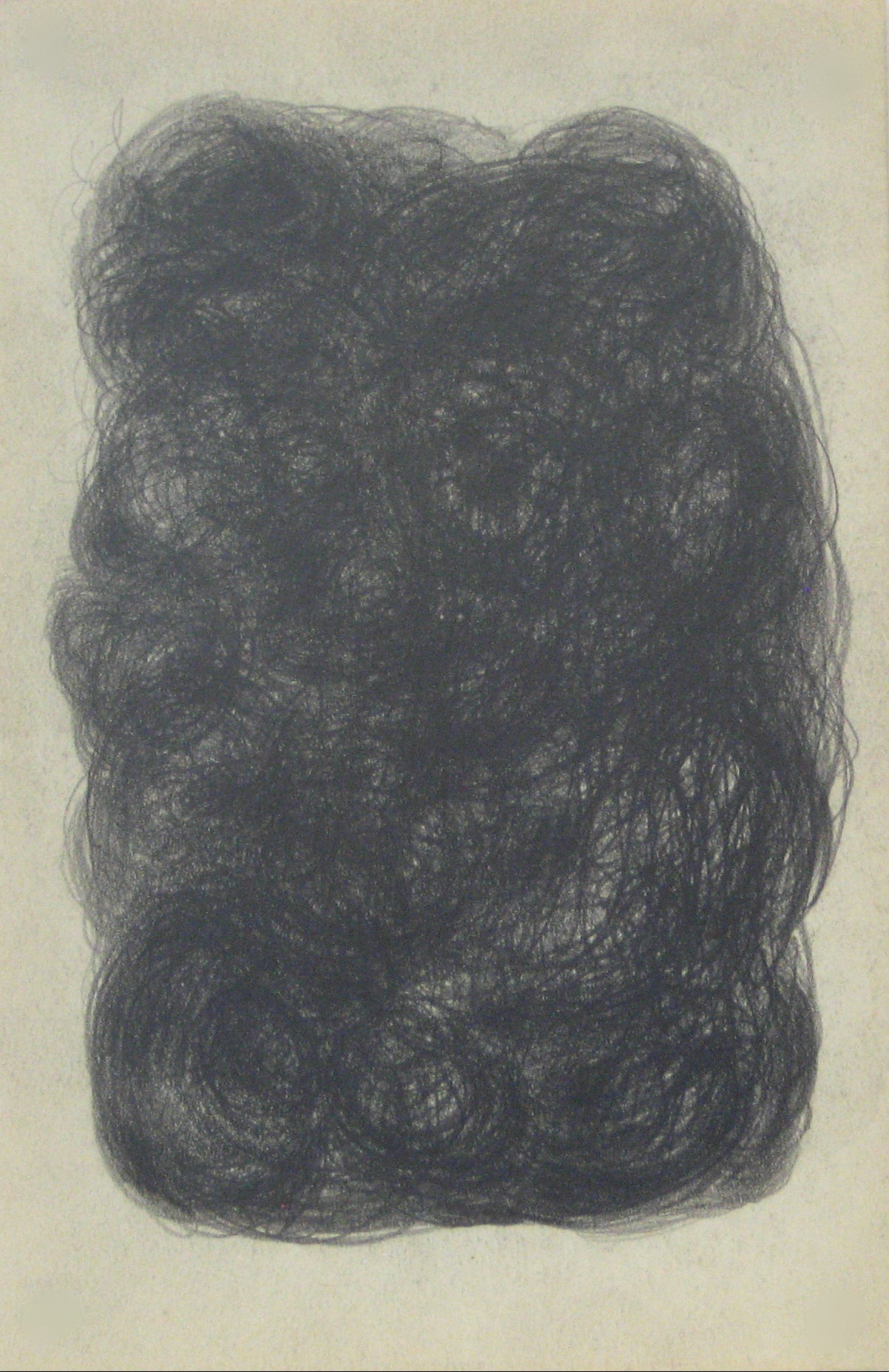 Swirled Graphite Abstract<br>Early-Mid 20th Century<br><br>#14072