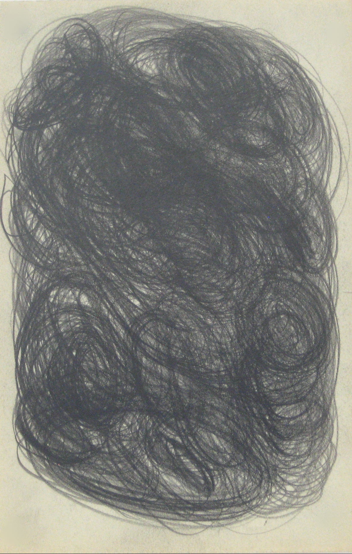 Swirled Graphite Abstract &lt;br&gt;Early-Mid 20th Century &lt;br&gt;&lt;br&gt;#14076