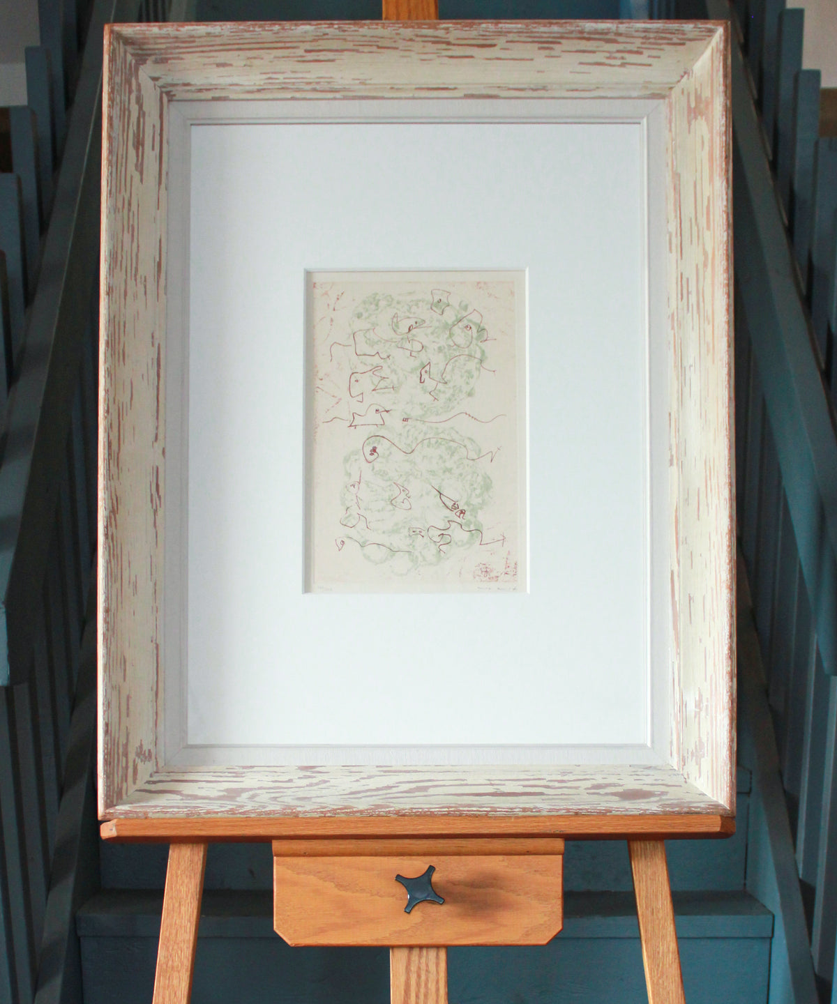 <i>Les chiens ont soif (The Dogs Are Thirsty)</i> <br>1964 Colored Etching <br><br>#B1023