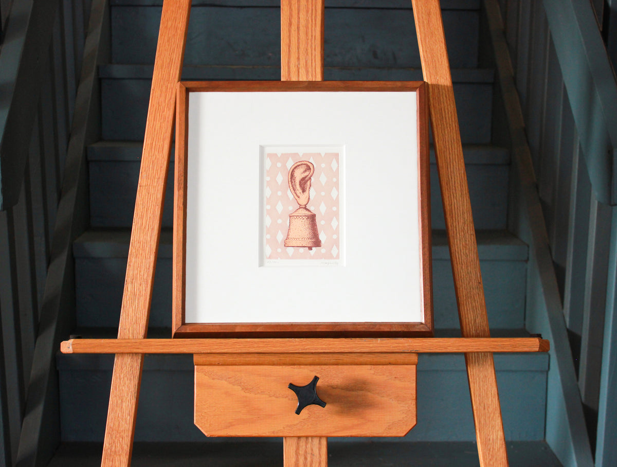 <i>La leçon de musique/Son de cloche (The Music Lesson/The Sound of The Bell)</i> <br>1968 Etching <br><br>#B1020