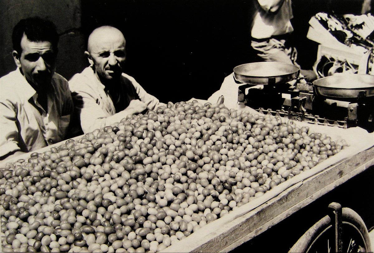 Roasting Chestnuts &lt;br&gt;1960s Photograph &lt;br&gt;&lt;br&gt;#16233