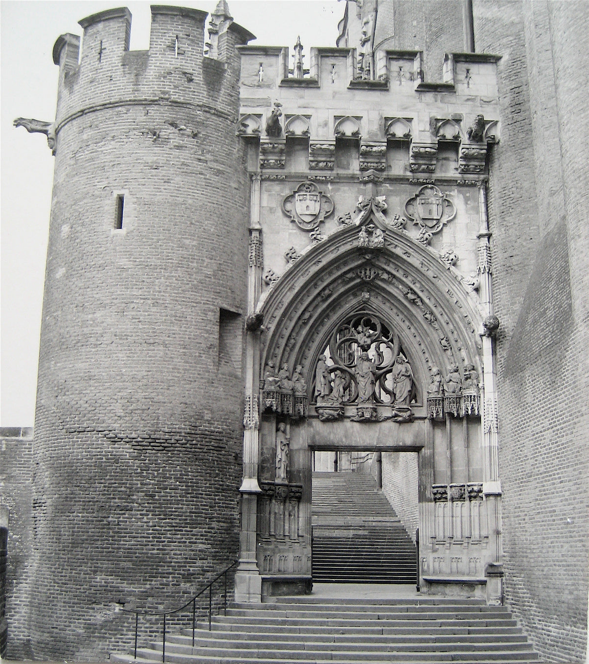 Arched Castle Doorway &lt;br&gt;1960s Photograph&lt;br&gt;&lt;br&gt;#16260