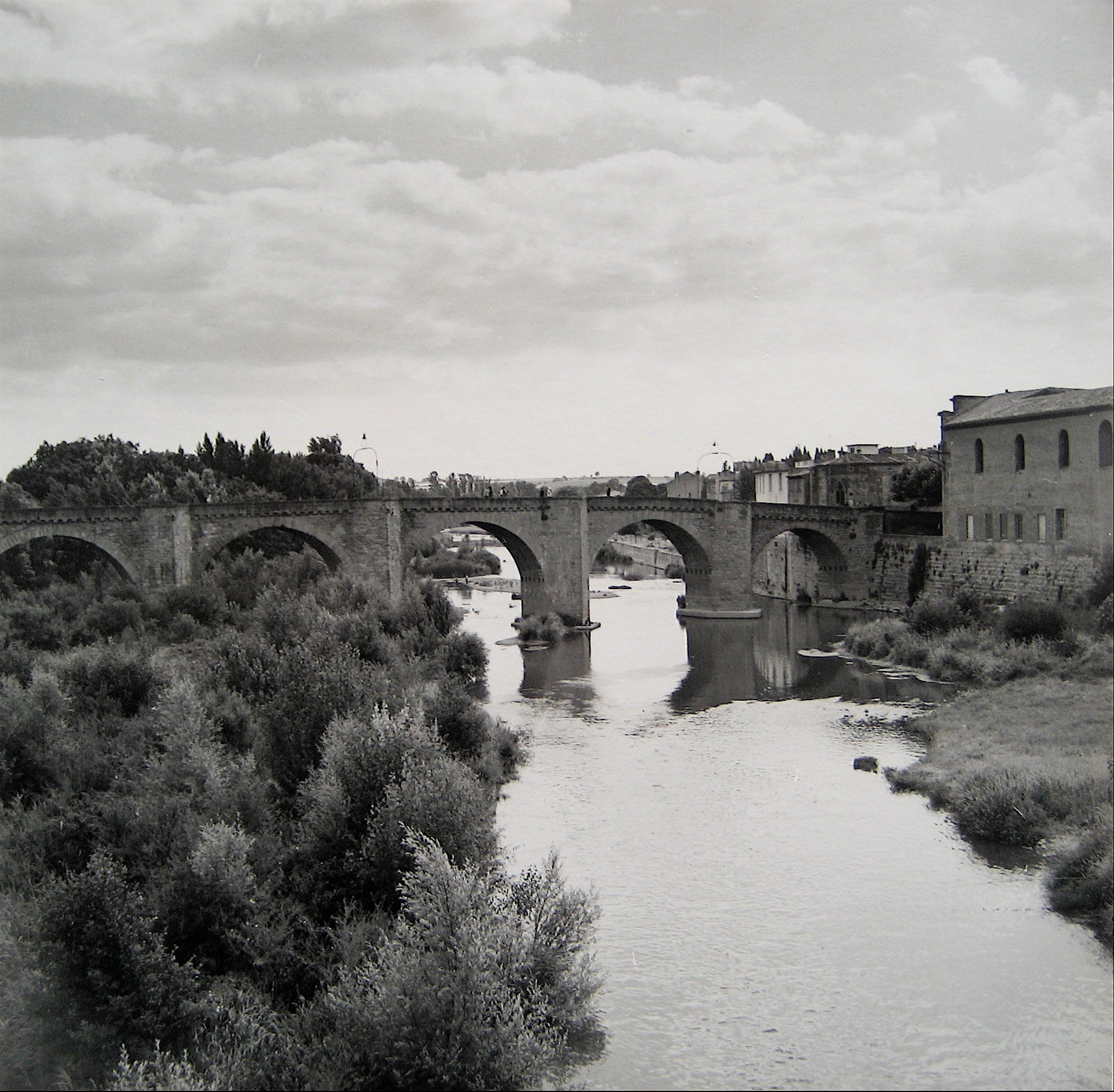 Bridge over Water <br>1960s Photograph<br><br>#16266