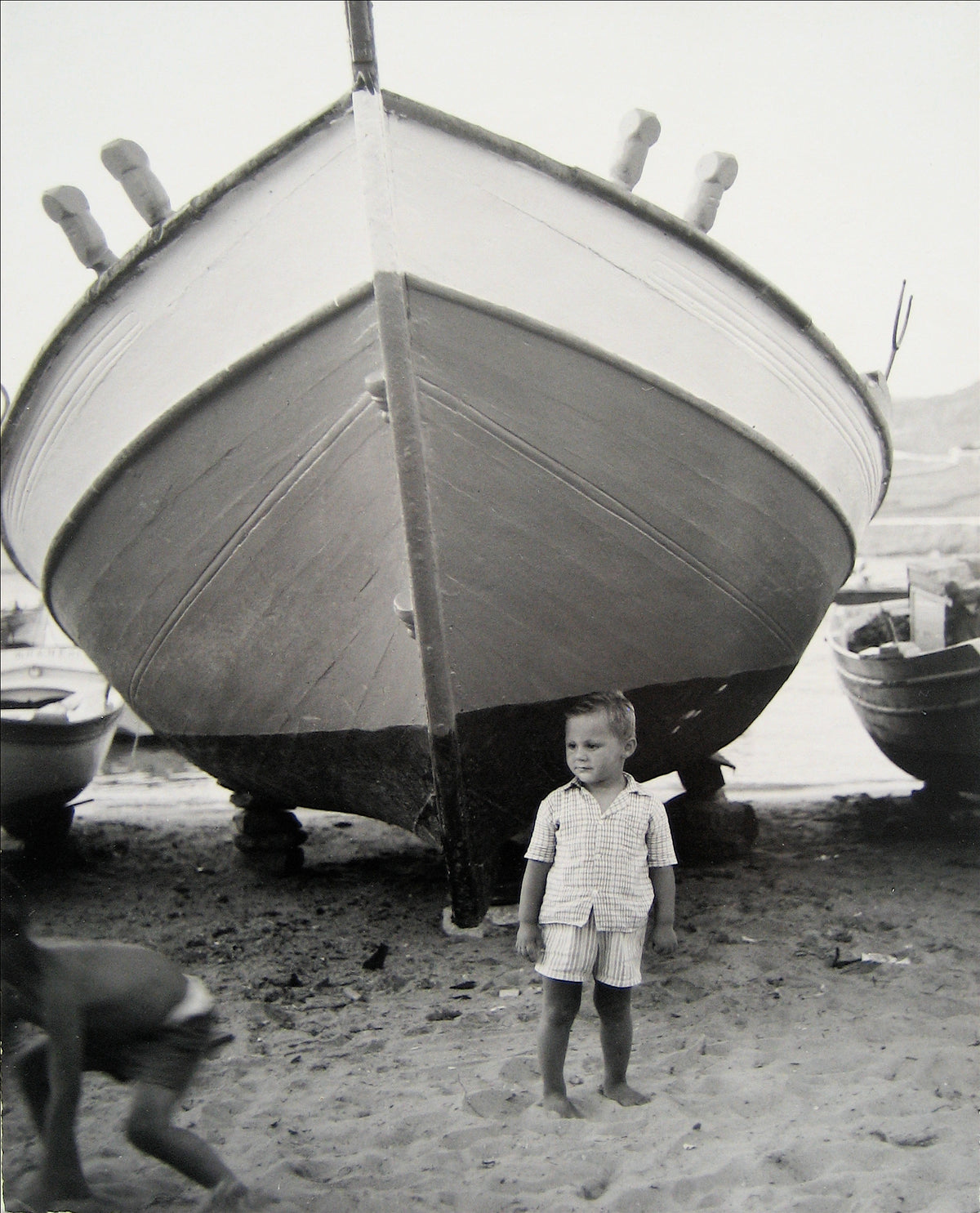 By The Boat &lt;br&gt;1960s Photograph &lt;br&gt;&lt;br&gt;#16273