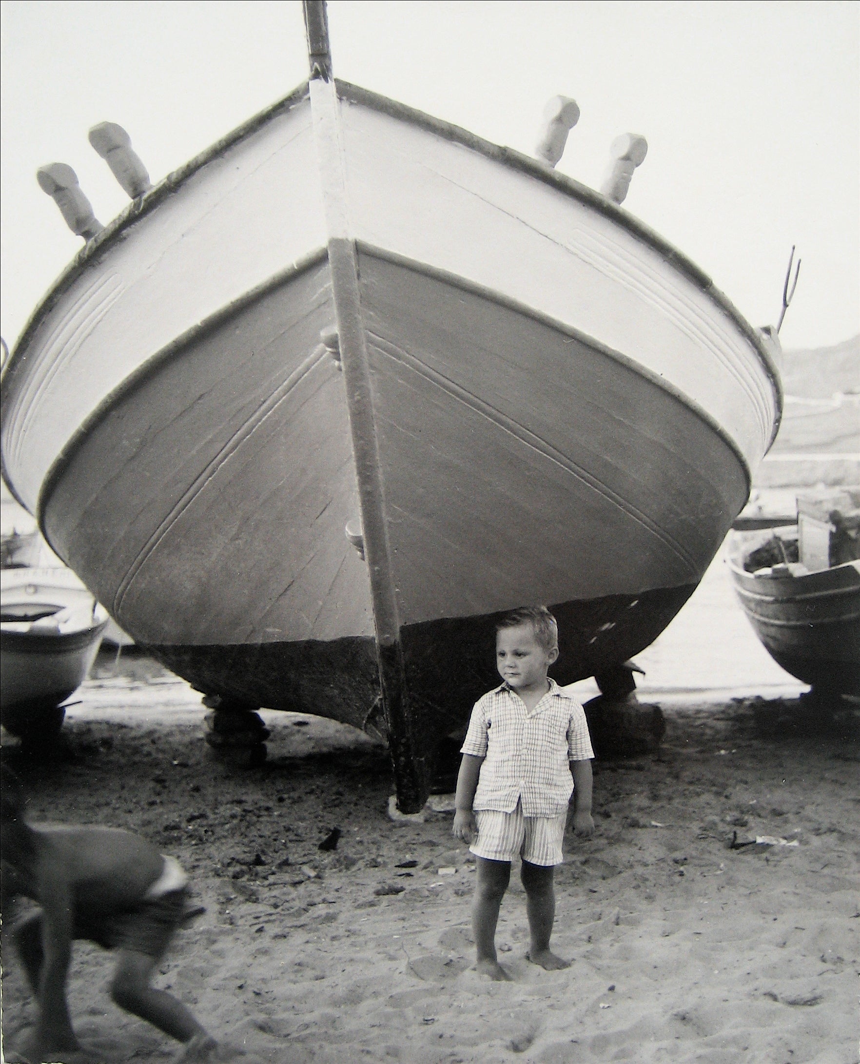 By The Boat <br>1960s Photograph <br><br>#16273