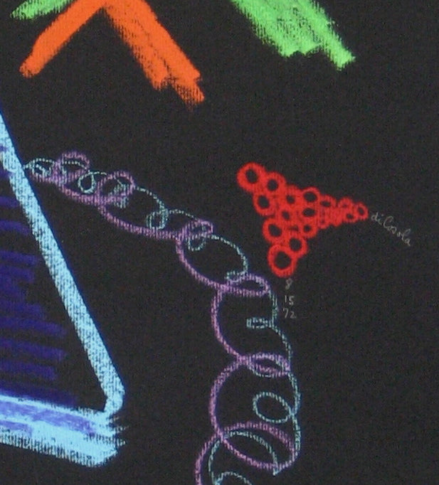 Bright Abstract Pastel <br>1972 Pastel <br><br>#17185