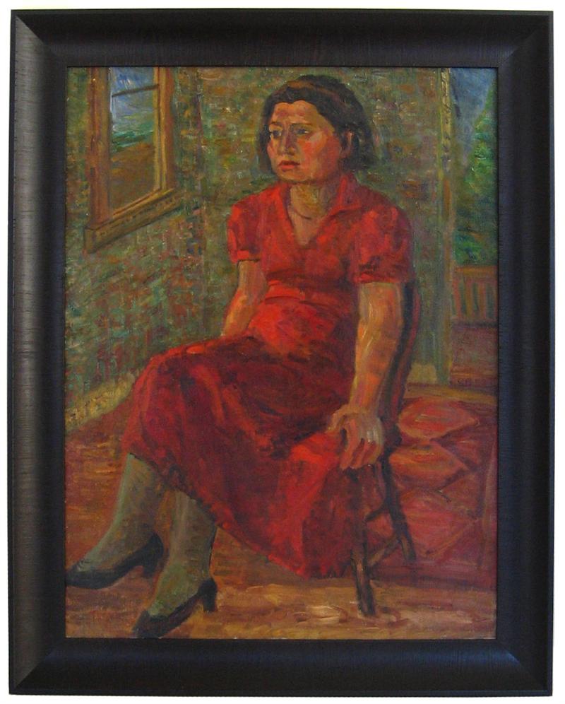 <i>Portrait of Pearl</i> <br>1935 Oil <br><br>#13662