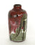 Red & Gray Ceramic Vessel <br>20th Century <br><br>#18004