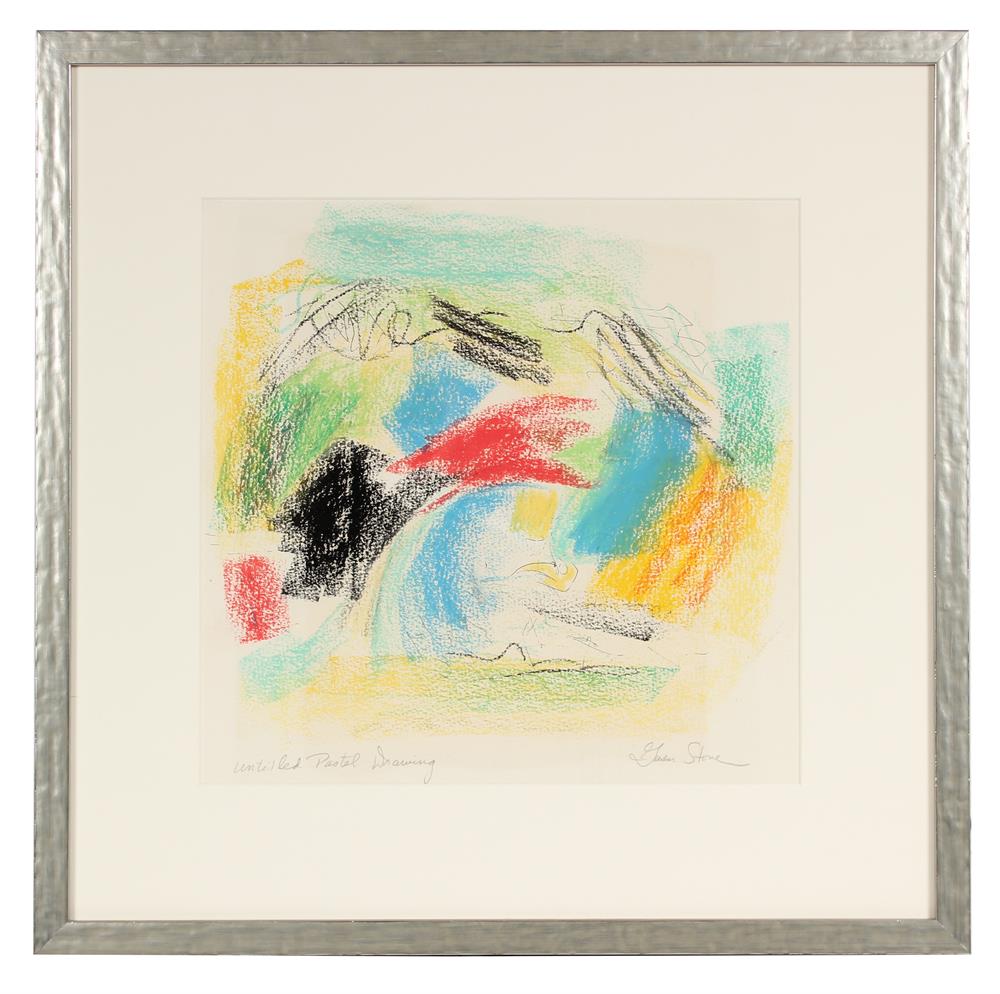 <i>Untitled Pastel Drawing</i><br>Late 20th Century Pastel<br><br>#82550