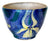 Ceramic Vessel with a Stylized Iris<br>Mid Century<br><br>#19157