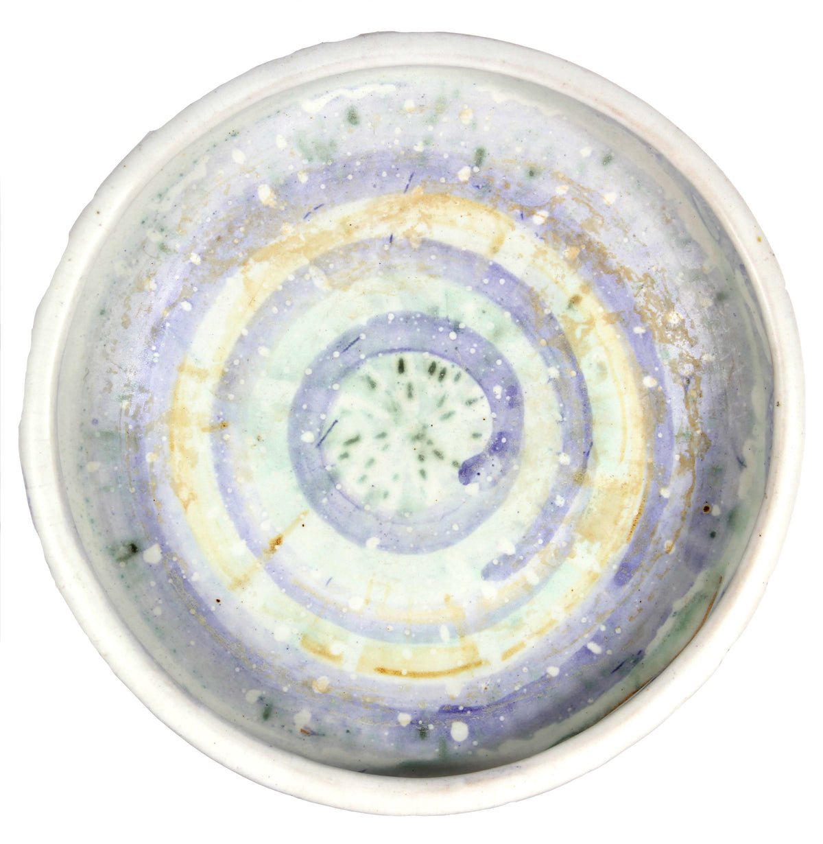 Mid Century Pale Dish&lt;br&gt;Ceramic with Majolica Glaze&lt;br&gt;&lt;br&gt;#19168