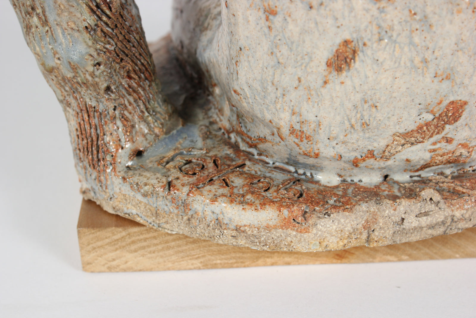 Arching Woman<br>2006 Clay on Wood<br><br>#20245